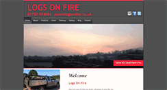 Desktop Screenshot of logsonfire.co.uk
